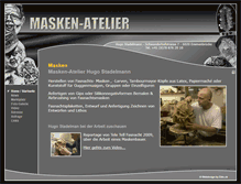 Tablet Screenshot of masken-atelier.ch